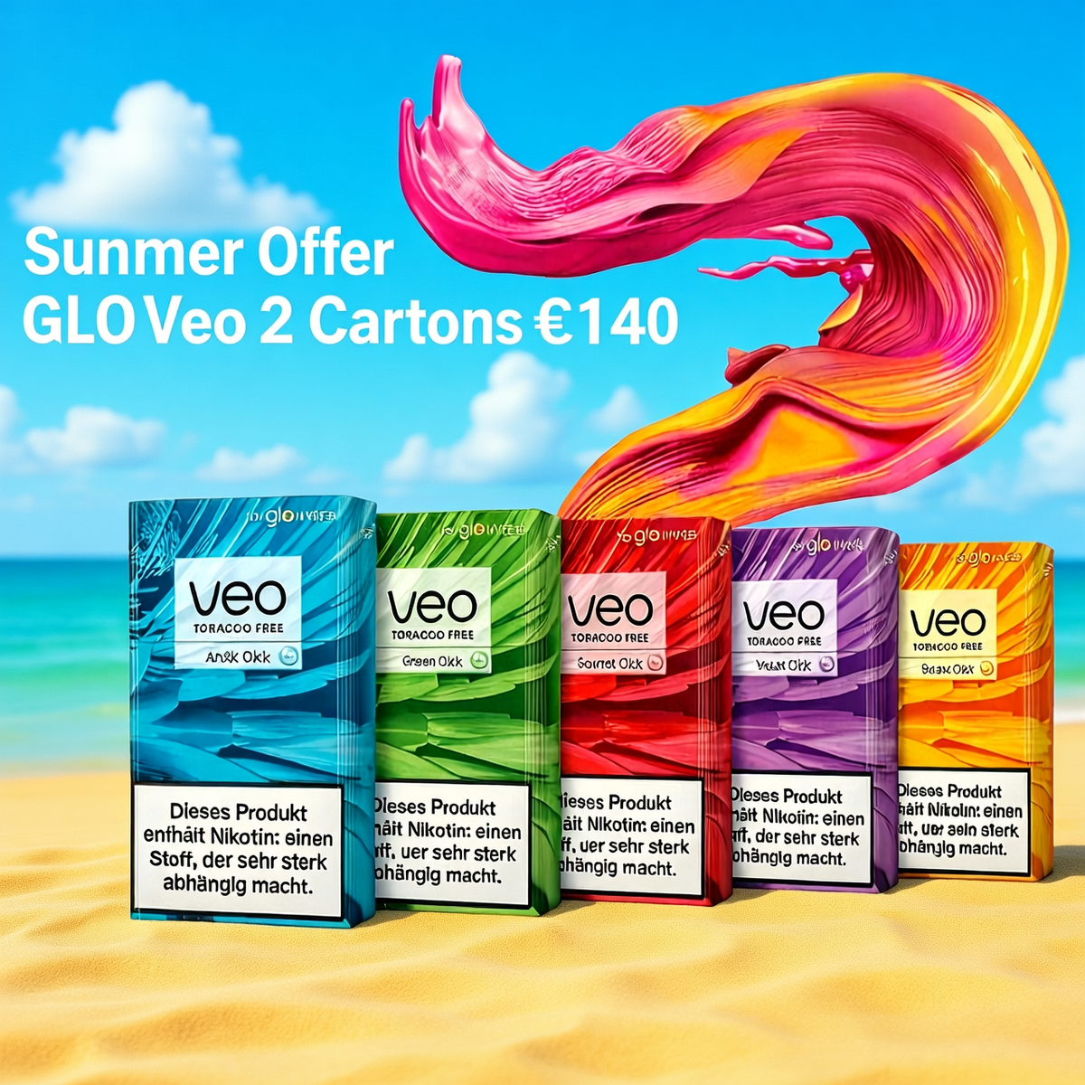 GLO Veo Rooibos Tea Plant Sticks with Capsule