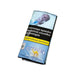A pack of Camel rolling tobacco, specifically 'Blue' flavor, shown at an angle on a plain white background. The packaging features a light blue background with a yellow camel logo and a prominent black warning label with Greek text.