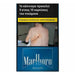 Marlboro Touch cigarette pack featuring a health warning in Greek with a photo of a back with a scar, above a blue Marlboro Touch logo.